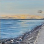 Leinen | Grado Sonnenuntergang Promenade 60x80 cm 2023